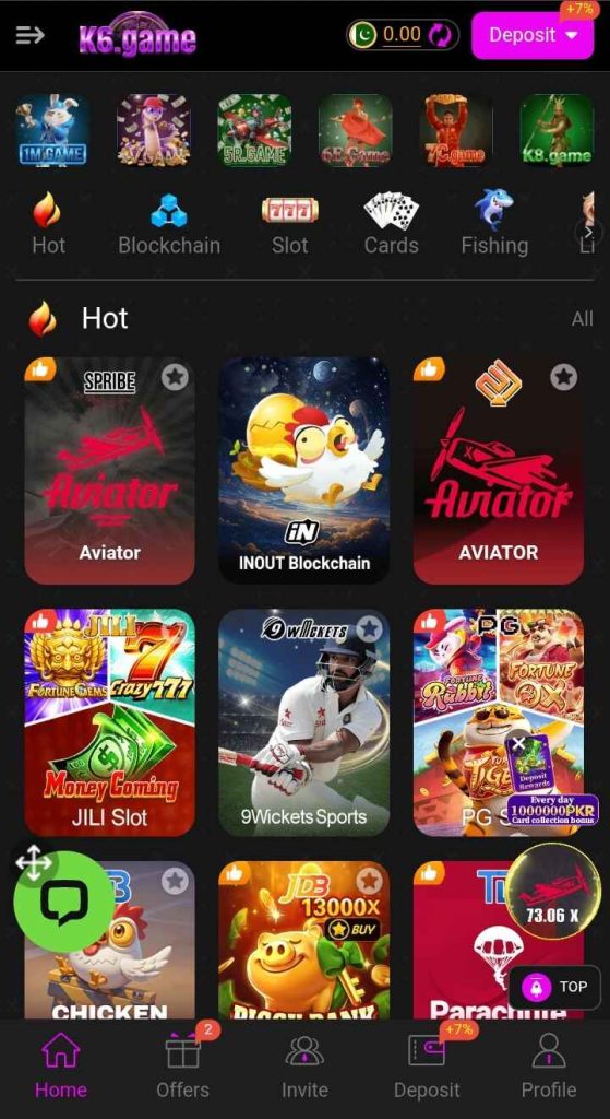 K6 Game online earning game
