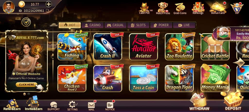 Royalx Casino Game